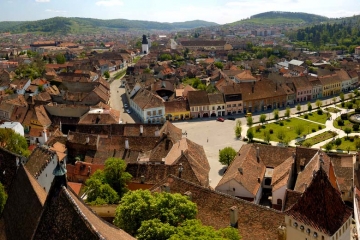 Medias - medieval town in the heart of Transylvania, known for its 33 craft guilds.  Credits flickr.com/cotrop